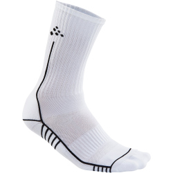 CRAFT Progress Mid Sportsocken 900000 - white 28-30