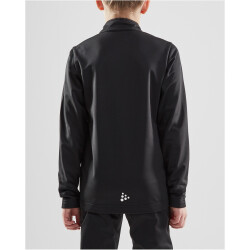 CRAFT Squad Trainingsjacke Kinder 999000 - black 122/128