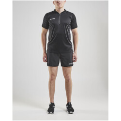 CRAFT Pro Control Impact Poloshirt Herren 999900 - black/white XS