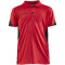 CRAFT Pro Control Impact Poloshirt Kinder 430999 - bright red/black 146/152