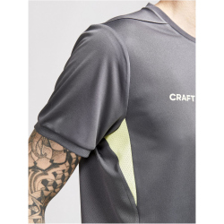 CRAFT Pro Control Impact Trainingsshirt Herren 985541 - granite/giallo S