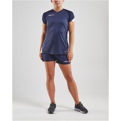 CRAFT Pro Control Impact Trainingsshirt Damen 390900 - navy/white S