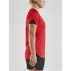 CRAFT Pro Control Impact Trainingsshirt Damen 430999 - bright red/black S