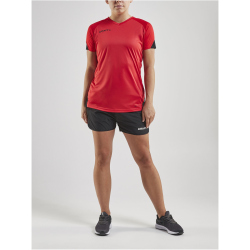 CRAFT Pro Control Impact Trainingsshirt Damen 430999 - bright red/black S