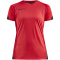 CRAFT Pro Control Impact Trainingsshirt Damen 430999 - bright red/black S