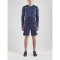 CRAFT Pro Control Impact langarm Trainingsshirt Herren 390900 - navy/white XS