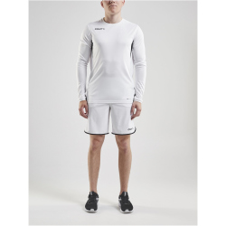 CRAFT Pro Control Impact langarm Trainingsshirt Herren 900999 - white/black XS