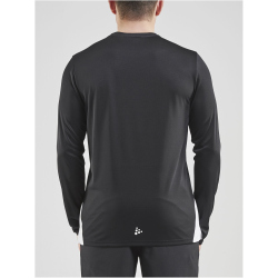 CRAFT Pro Control Impact langarm Trainingsshirt Herren 999900 - black/white XS
