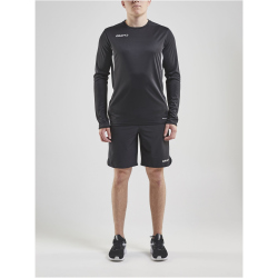 CRAFT Pro Control Impact langarm Trainingsshirt Herren 999900 - black/white XS