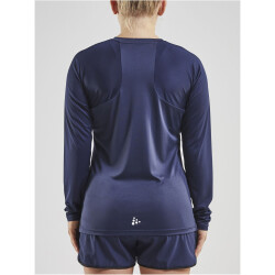 CRAFT Pro Control Impact langarm Trainingsshirt Damen 390900 - navy/white XS
