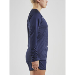CRAFT Pro Control Impact langarm Trainingsshirt Damen 390900 - navy/white XS
