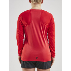 CRAFT Pro Control Impact langarm Trainingsshirt Damen 430999 - bright red/black XS
