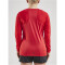 CRAFT Pro Control Impact langarm Trainingsshirt Damen 430999 - bright red/black XXL