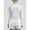 CRAFT Pro Control Impact langarm Trainingsshirt Damen 900999 - white/black XS