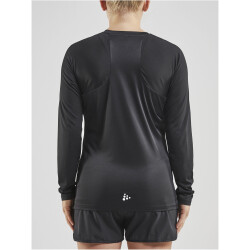 CRAFT Pro Control Impact langarm Trainingsshirt Damen 999900 - black/white XS