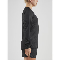 CRAFT Pro Control Impact langarm Trainingsshirt Damen 999900 - black/white XS
