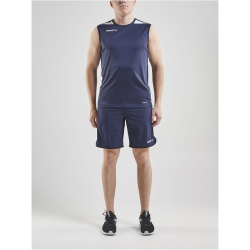 CRAFT Pro Control Impact &auml;rmelloses Trainingsshirt Herren 390900 - navy/white S