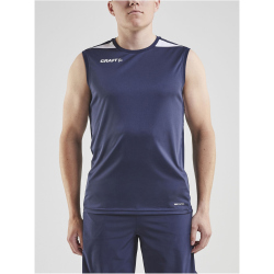 CRAFT Pro Control Impact &auml;rmelloses Trainingsshirt Herren 390900 - navy/white 3XL
