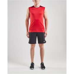 CRAFT Pro Control Impact &auml;rmelloses Trainingsshirt Herren 430999 - bright red/black XS