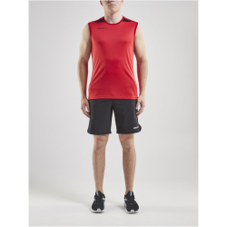 CRAFT Pro Control Impact ärmelloses Trainingsshirt Herren 430999 - bright red/black M