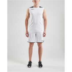 CRAFT Pro Control Impact ärmelloses Trainingsshirt Herren 900999 - white/black XS