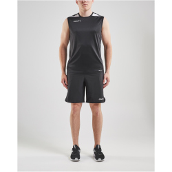 CRAFT Pro Control Impact &auml;rmelloses Trainingsshirt Herren 999900 - black/white XS