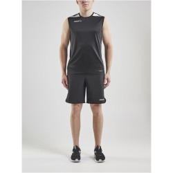 CRAFT Pro Control Impact &auml;rmelloses Trainingsshirt Herren 999900 - black/white S
