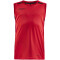 CRAFT Pro Control Impact ärmelloses Trainingsshirt Kinder 430999 - bright red/black 146/152