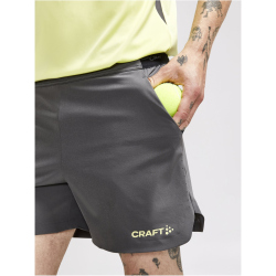 CRAFT Pro Control Impact Shorts Shortss Herren 985541 - granite/giallo S