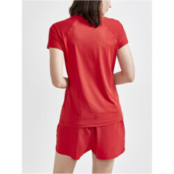 CRAFT ADV Essence Slim Trainingsshirt Damen 430000 - bright red XS