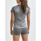 CRAFT ADV Essence Slim Trainingsshirt Damen 975000 - dk grey melange XL