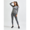 CRAFT ADV Essence langarm Trainingsshirt Damen 975000 - dk grey melange XS