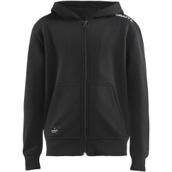 CRAFT Community Kapuzenjacke Kinder 999000 - black 122/128