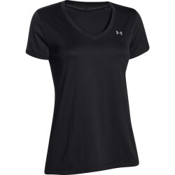 UNDER ARMOUR Tech kurzarm Trainingsshirt Damen black XS
