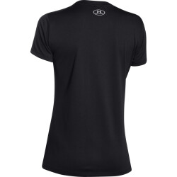 UNDER ARMOUR Tech kurzarm Trainingsshirt Damen black XS