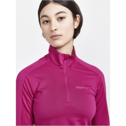 CRAFT Core Gain Midlayer 1/2-Zip Langarmshirt Damen 486000 - roxo XS