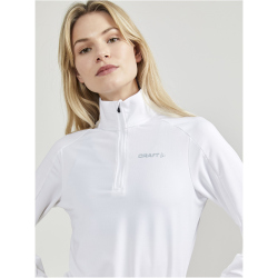 CRAFT Core Gain Midlayer 1/2-Zip Langarmshirt Damen 900000 - white XS