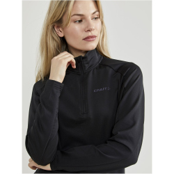 CRAFT Core Gain Midlayer 1/2-Zip Langarmshirt Damen 999000 - black XS