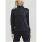 CRAFT Core Gain Midlayer 1/2-Zip Langarmshirt Damen 999000 - black XS