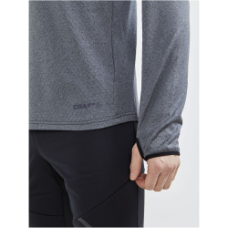 CRAFT Core Trim Midlayer 1/2-Zip Langarmshirt Herren 975000 - dk grey melange S