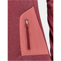 CRAFT Core Trim Midlayer 1/2-Zip Langarmshirt Damen 488200 - rhubarb/melange S