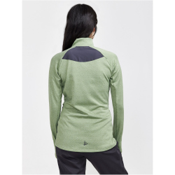 CRAFT Core Trim Midlayer 1/2-Zip Langarmshirt Damen 622200 - jade/melange XS