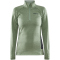 CRAFT Core Trim Midlayer 1/2-Zip Langarmshirt Damen 622200 - jade/melange XS