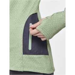 CRAFT Core Trim Midlayer 1/2-Zip Langarmshirt Damen 622200 - jade/melange S