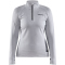 CRAFT Core Trim Midlayer 1/2-Zip Langarmshirt Damen 950000 - grey melange S