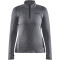 CRAFT Core Trim Midlayer 1/2-Zip Langarmshirt Damen 975000 - dk grey melange XS