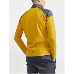 CRAFT Core Edge Thermal Midlayer 1/2-Zip Fleecepullover Herren 500995 - tawny/asphalt M