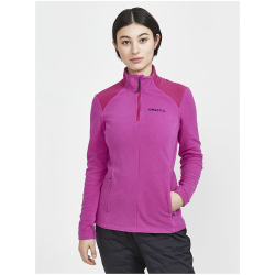 CRAFT Core Edge Thermal Midlayer 1/2-Zip Fleecepullover Damen 486000 - roxo M