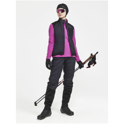 CRAFT Core Edge Thermal Midlayer 1/2-Zip Fleecepullover Damen 486000 - roxo M