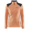CRAFT Core Edge Thermal Midlayer 1/2-Zip Fleecepullover Damen 716995 - glow/asphalt XS